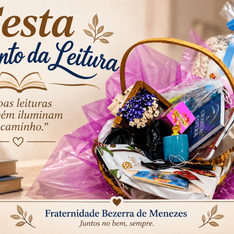 Cesta Momento da Leitura - Bezerra de Menezes